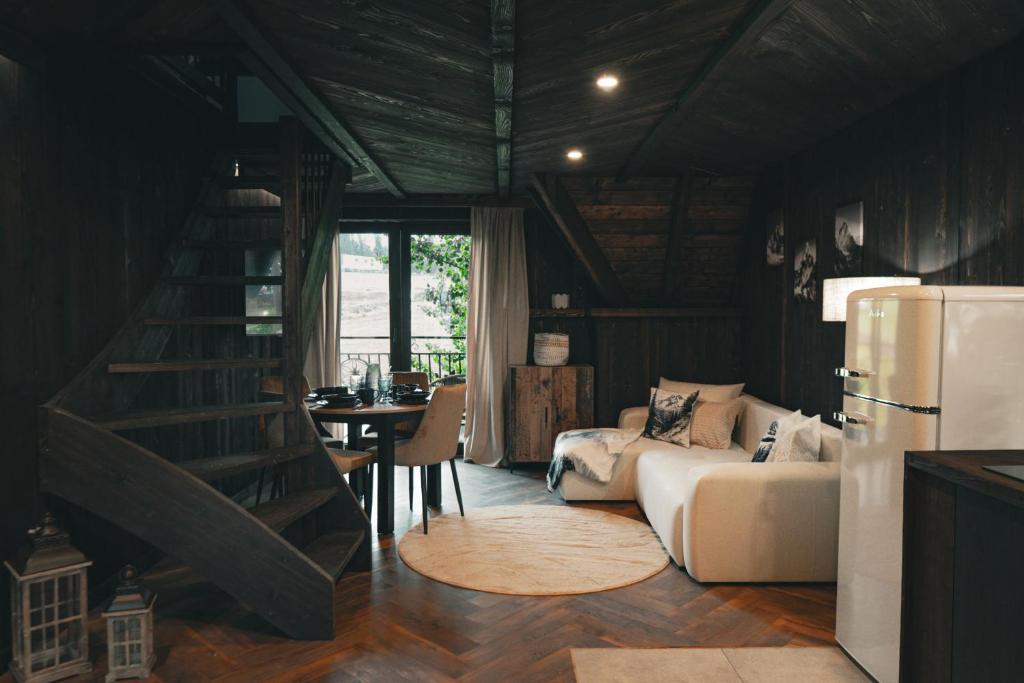 Highland Apartments Pod Gubałówką的山景雙臥室公寓